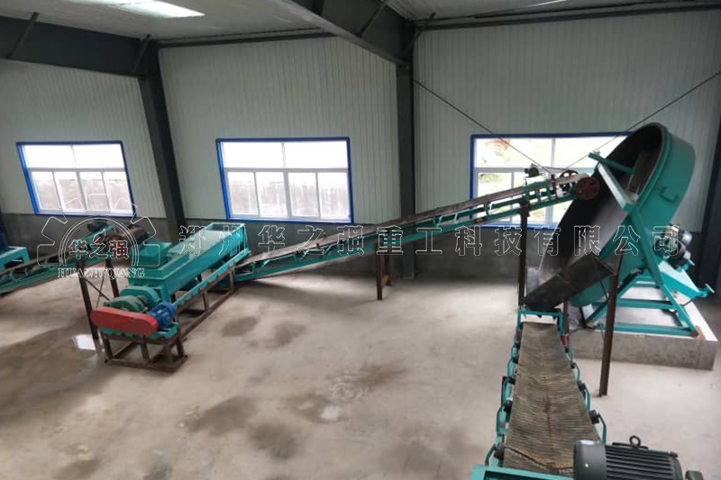 遼寧圓盤有機(jī)肥設(shè)備生產(chǎn)線安裝現(xiàn)場